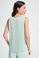 Joseph Ribkoff Straight Top With Rhinestones Trim Style 261782