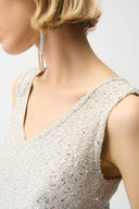 Joseph Ribkoff Sequins Yarn V-Neck Camisole Style 261914