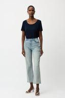 Joseph Ribkoff Fit and Flare Short Sleeve Top Style 261940