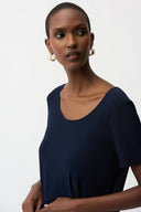 Joseph Ribkoff Fit and Flare Short Sleeve Top Style 261940