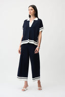 Joseph Ribkoff Culotte Pants With Stripe Detail Style 261942
