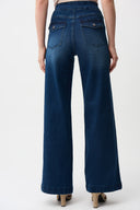 Joseph Ribkoff Wide Leg Pull-On Jeans Style 261961