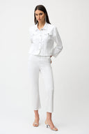 Joseph Ribkoff Denim Jacket With Rhinestones Style 261973