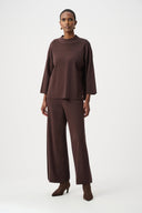Joseph Ribkoff Straight Sweater with Mock Neck Style 261981F26