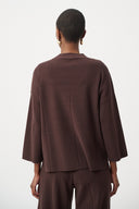 Joseph Ribkoff Straight Sweater with Mock Neck Style 261981