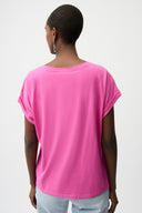 Joseph Ribkoff Cotton Boxy Crewneck T-Shirt Style 261999