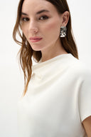 Joseph Ribkoff Boxy Top With Cowl Neck Style 262025