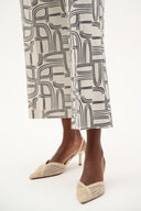 Joseph Ribkoff Geometric Print Wide Leg Pants Style 262048