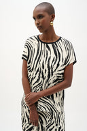 Joseph Ribkoff Animal Print with Silky Knit Back Top Style 262049