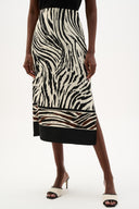 Joseph Ribkoff Woven Animal Print Straight Skirt 262050.