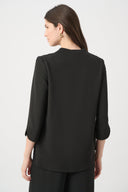 Joseph Ribkoff Swing Jacket With Statement Button Style 262063