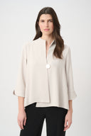 Joseph Ribkoff Swing Jacket With Statement Button Style 262063