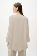 Joseph Ribkoff Swing Jacket With Statement Button Style 262063