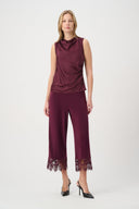 Joseph Ribkoff Lace Hem Silky Knit Culottes Style 262095W26