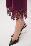 Joseph Ribkoff Lace Hem Silky Knit Culottes Style 262095W26