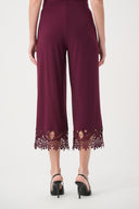 Joseph Ribkoff Lace Hem Silky Knit Culottes Style 262095W26