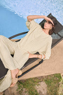 Joseph Ribkoff Stripe Wide Leg Pull-On Pants Style 262098