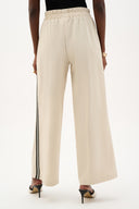 Joseph Ribkoff Linen Wide Leg Pull-On Pants With Side Stripe Style 262099
