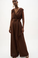 Joseph Ribkoff Wide Leg Pull-On Jumpsuit Style 262104