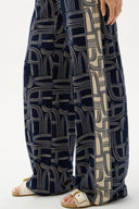 Joseph Ribkoff Geometric Print Wide Leg Pull-On Pants Style 262106