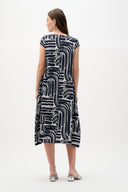Joseph Ribkoff Abstract Print Cocoon Dress Style 262112