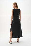 Joseph Ribkoff Trapeze Dress With Buckle Detail Style 262113