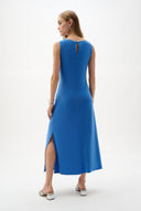 Joseph Ribkoff Trapeze Dress With Buckle Detail Style 262113