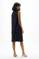 Joseph Ribkoff Trapeze Dress With Funnel Collar Style 262114