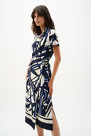 Joseph Ribkoff Abstract Print Shirt Dress Style 262128