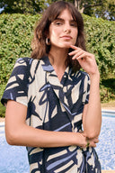 Joseph Ribkoff Abstract Print Shirt Dress Style 262128