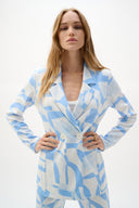 Joseph Ribkoff Geometric Print Straight Blazer Style 262130
