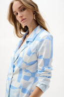 Joseph Ribkoff Geometric Print Straight Blazer Style 262130