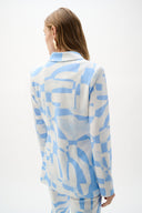 Joseph Ribkoff Geometric Print Straight Blazer Style 262130