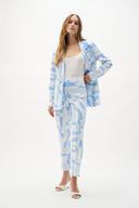 Joseph Ribkoff Geometric Print Straight Leg Pull-On Pants Style 262131