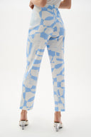 Joseph Ribkoff Geometric Print Straight Leg Pull-On Pants Style 262131