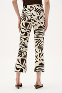 Joseph Ribkoff Tropical Print Flared Pull-On Pants Style 262133