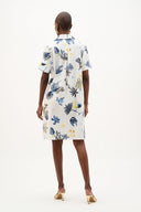 Joseph Ribkoff Tropical Print A-Line Dress Style 262139