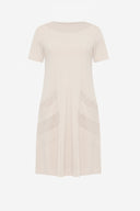 Joseph Ribkoff Silky Knit And Mesh A-Line Dress Style 262141
