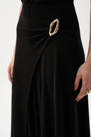 Joseph Ribkoff Culotte Pull-On Pants With Buckle Detail Style 262150