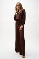 Joseph Ribkoff Wide Leg Pull-On Pants With Drawstring Style 262152