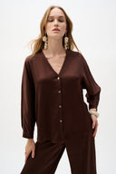 Joseph Ribkoff Boxy Top With Dolman Sleeves Style 262153