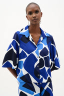 Joseph Ribkoff Geometric Print Straight Blouse Style 262154