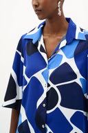 Joseph Ribkoff Geometric Print Straight Blouse Style 262154