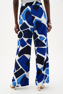 Joseph Ribkoff Geometric Print Wide Leg Pull-On Pants Style 262155