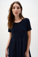 Joseph Ribkoff Trapeze Dress With Scoop Neckline Style 262173