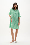 Joseph Ribkoff Stripe Print Trapeze Dress Style 262175