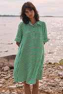 Joseph Ribkoff Stripe Print Trapeze Dress Style 262175