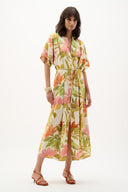 Joseph Ribkoff Tropical Print Fit And Flare Dress Style 262177