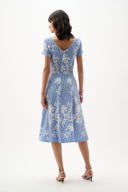 Joseph Ribkoff Floral Print Fit And Flare Dress Style 262191