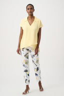Joseph Ribkoff Printed Straight Pull-On Pants Style 262192